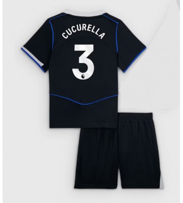 Chelsea Marc Cucurella #3 Tredjeställ Barn 2025-26 Kortärmad (+ Korta byxor)